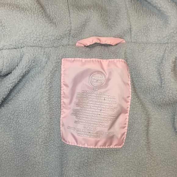 Pink Wonder Nation Puffer Jacket 18M VGUC - Picture 2 of 6